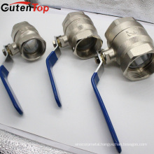 Gutentop Cheap Price Light Weight Zinc Alloy Body Female Brass Ball Valve For Water, Oil, Gas